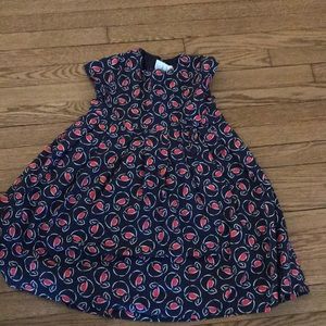 Jacadi Girls size 10 cap sleeve dress